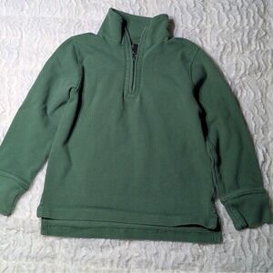 Crewcuts Half Zip Pullover Sweatshirt | Boys XXS (2T) | Green